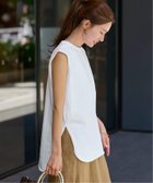 【フレームワーク/FRAMeWORK】のATON/エイトン 12/-AIR SPINNING ROUND HEM タンクトップ ホワイト|ID: prp329100004527345 ipo3291000000032016153