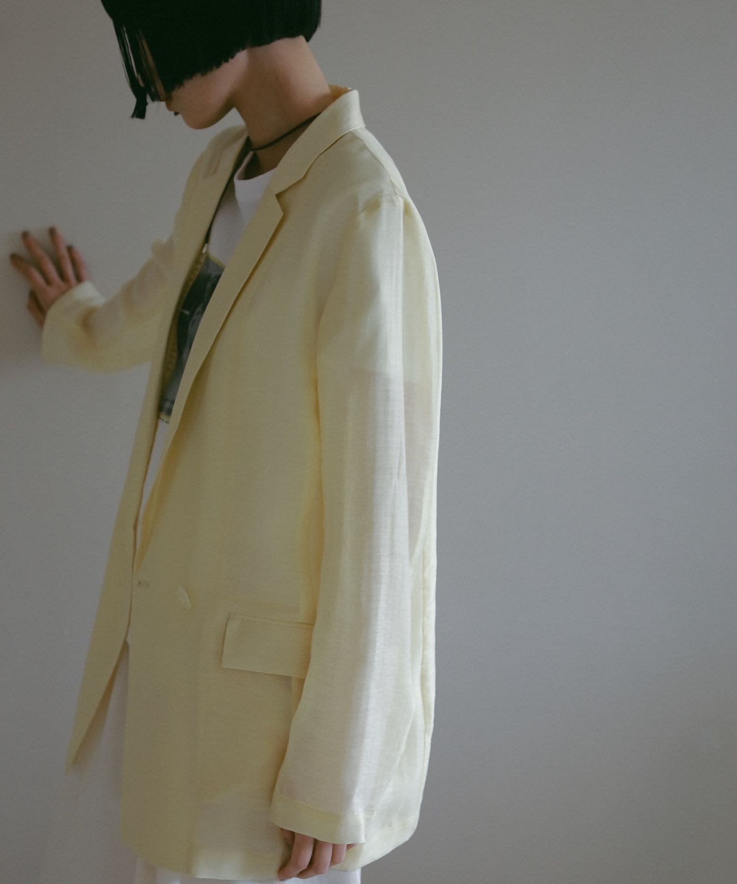 【その他のブランド/Other】のシアーWジャケット インテリア・キッズ・メンズ・レディースファッション・服の通販 founy(ファニー) 　ファッション　Fashion　レディースファッション　Fashion for Women　アウター　Coat / Outerwear Collection　レディースジャケット・軽アウター　Jackets　インナー　Innerwear　シアー　Sheer, See-Through　ジャケット　Jacket, Outerwear　タンク　Tank Top, Sleeveless Top　デニム　Denim, Jeans Material　エレガント 上品　Elegant　夏　Summer　ライトイエロー61|ID: prp329100004527351 ipo3291000000032647088
