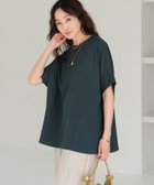 【エルーラ/Elura】のサラサラリラクシーTブラウス/321530 グリーン75|ID: prp329100004527353 ipo3291000000032652161