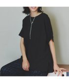 【エルーラ/Elura】のサラサラリラクシーTブラウス/321530 人気、トレンドファッション・服の通販 founy(ファニー) ファッション Fashion レディースファッション Fashion for Women トップス・カットソー Cut & Sew Tops シャツ・ブラウス・オフィスカジュアル Elegant Blouses & Button-Ups おすすめ Recommended / Our Picks ジョーゼット Georgette, Semi-Sheer Fabric セットアップ Set-Up, Coordinated Outfit ボトム Bottoms, Lower Wear ワイド Wide, Wide Fit 夏 Summer 定番 Standard, Basic Item 旅行 Travel thumbnail ブラック09|ID: prp329100004527353 ipo3291000000033548496