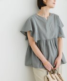 【アーバンリサーチ ロッソ/URBAN RESEARCH ROSSO】の『UR TECH』F by ROSSO スクエアスリーブブラウス GRAY|ID: prp329100004527357 ipo3291000000032016204