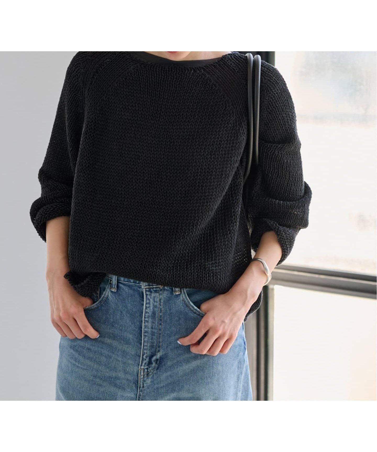 【フレームワーク/FRAMeWORK】の≪追加≫LINEN CORD ニット2 インテリア・キッズ・メンズ・レディースファッション・服の通販 founy(ファニー) 　ファッション　Fashion　レディースファッション　WOMEN　トップス・カットソー　Tops/Tshirt　ニット　Knit Tops　おすすめ　Recommend　カットソー　Cut And Sew　キャミソール　Camisole　リネン　Linen　リラックス　Relax　再入荷　Restock/Back In Stock/Re Arrival　春　Spring　ブラック|ID: prp329100004527366 ipo3291000000032016231