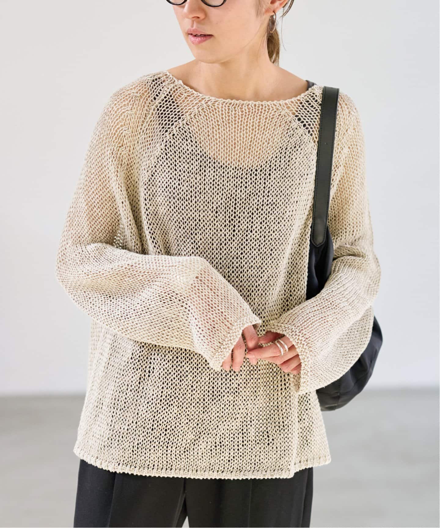 【フレームワーク/FRAMeWORK】の≪追加≫LINEN CORD ニット2 インテリア・キッズ・メンズ・レディースファッション・服の通販 founy(ファニー) 　ファッション　Fashion　レディースファッション　WOMEN　トップス・カットソー　Tops/Tshirt　ニット　Knit Tops　おすすめ　Recommend　カットソー　Cut And Sew　キャミソール　Camisole　リネン　Linen　リラックス　Relax　再入荷　Restock/Back In Stock/Re Arrival　春　Spring　ベージュ|ID: prp329100004527366 ipo3291000000032016234