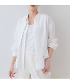 【インディヴィ/INDIVI】の【洗える/凹凸素材】ドロストデザインショート丈ブルゾン 人気、トレンドファッション・服の通販 founy(ファニー) ファッション Fashion レディースファッション WOMEN アウター Coat Outerwear ブルゾン Blouson/Jackets おすすめ Recommend エアリー Airy シンプル Simple ジョーゼット Georgette ストレッチ Stretch バランス Balance ブルゾン Blouson ペプラム Peplum ボトム Bottom ポケット Pocket メタル Metal ワイド Wide 吸水 Water Absorption 洗える Washable thumbnail ホワイト|ID: prp329100004527368 ipo3291000000032016236