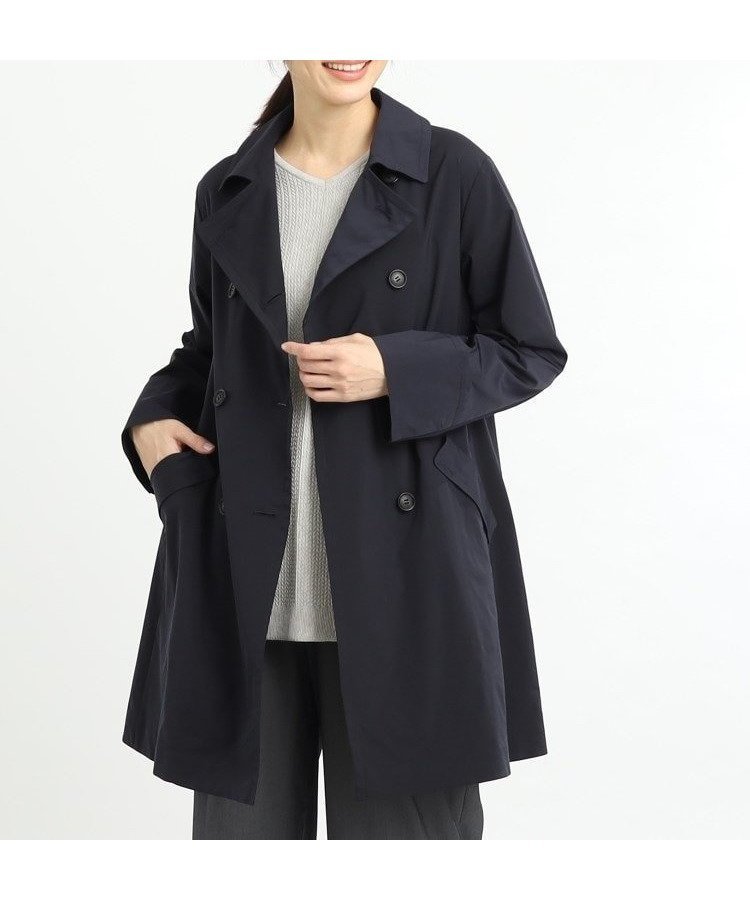 【リフレクト/Reflect】の【春SALE/手洗い可/軽い着心地】ストレッチPコート インテリア・キッズ・メンズ・レディースファッション・服の通販 founy(ファニー) 　ファッション　Fashion　レディースファッション　WOMEN　アウター　Coat Outerwear　コート　Coats　Pコート　Pea Coats　ショルダー　Shoulder　ストレッチ　Stretch　タフタ　Taffeta　トレンド　Trend　ドロップ　Drop　ポケット　Pocket　エレガント 上品　Elegant　春　Spring　ネイビー|ID: prp329100004527370 ipo3291000000032016242