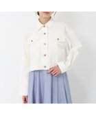 【ミッシュマッシュ/MISCH MASCH】の2025春夏新作 パールデニムジャケット/MM518501 ホワイト|ID: prp329100004527383 ipo3291000000033333452