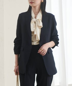 【ラナン/Ranan】のRanan/【セットアップ対応】テーラードジャケット 人気、トレンドファッション・服の通販 founy(ファニー) ファッション Fashion レディースファッション WOMEN アウター Coat Outerwear ジャケット Jackets テーラードジャケット Tailored Jackets ウォッシャブル Washable スタンダード Standard ストレッチ Stretch スリット Slit スーツ Suit セットアップ Set Up デスク Desk フラップ Flap ポケット Pocket 入学式 Entrance Ceremony 卒業式 Graduation Ceremony 定番 Standard 結婚式 Wedding Ceremony |ID:prp329100004527387