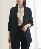 【ラナン/Ranan】のRanan/【セットアップ対応】テーラードジャケット 人気、トレンドファッション・服の通販 founy(ファニー) ファッション Fashion レディースファッション WOMEN アウター Coat Outerwear ジャケット Jackets テーラードジャケット Tailored Jackets ウォッシャブル Washable スタンダード Standard ストレッチ Stretch スリット Slit スーツ Suit セットアップ Set Up デスク Desk フラップ Flap ポケット Pocket 入学式 Entrance Ceremony 卒業式 Graduation Ceremony 定番 Standard 結婚式 Wedding Ceremony thumbnail ネイビーブラック|ID: prp329100004527387 ipo3291000000032261986