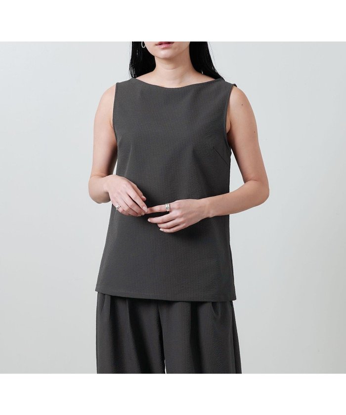 【ユナイテッドアローズ/UNITED ARROWS】のMARW UNITED ARROWS シアサッカー ノースリーブ ブラウス インテリア・キッズ・メンズ・レディースファッション・服の通販 founy(ファニー) https://founy.com/ ファッション Fashion レディースファッション Fashion for Women トップス・カットソー Cut & Sew Tops キャミソール&ノースリーブ Camisoles & Sleeveless Tops シャツ・ブラウス・オフィスカジュアル Elegant Blouses & Button-Ups サマー Summer, Summer Style セットアップ Set-Up, Coordinated Outfit ノースリーブ Sleeveless, No-Sleeve 人気 Popular, Best Seller おすすめ Recommended / Our Picks ビジネス 仕事 通勤 Business / Work / Commuting |ID: prp329100004527389 ipo3291000000033297181