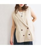 【クイーンズ コート/QUEENS COURT】のカルゼテーラータックベスト≪手洗い可能≫ 人気、トレンドファッション・服の通販 founy(ファニー) ファッション Fashion レディースファッション WOMEN アウター Coat Outerwear トップス・カットソー Tops/Tshirt ベスト/ジレ Gilets/Vests シンプル Simple ダブル Double フェミニン Feminine フォルム Form ベスト Vest ポケット Pocket おすすめ Recommend thumbnail ベージュ|ID: prp329100004527398 ipo3291000000032016372