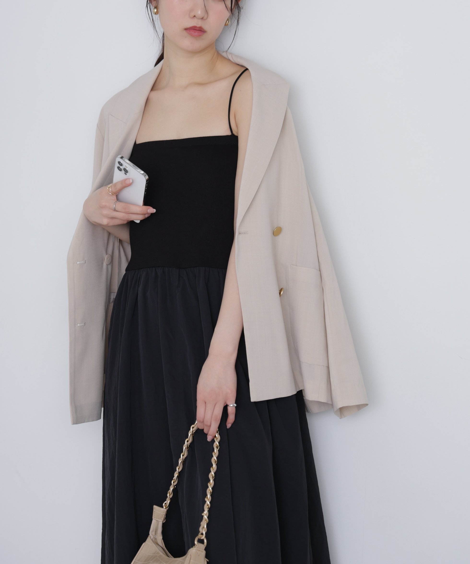 【フリーズマート/FREE'S MART】のMFM ライトリネンライクメタルボタンジャケット 人気、トレンドファッション・服の通販 founy(ファニー) 　ファッション　Fashion　レディースファッション　Ladies' Fashion Online　アウター　Coat Outerwear　ジャケット　Jackets　おすすめ　Recommend　ジャケット　Jacket　デニム　Denim　メタル　Metal　 other-1|ID: prp329100004527408 ipo3291000000032610672