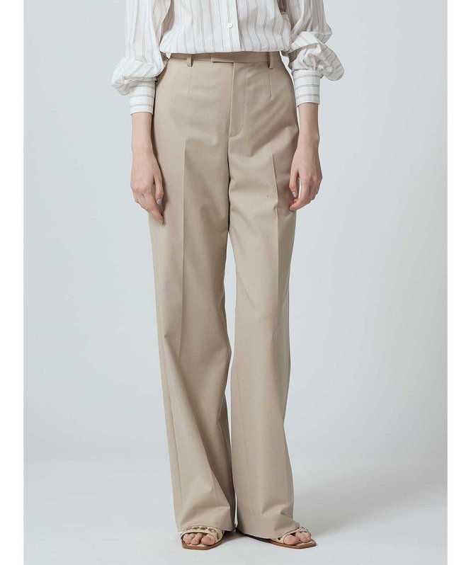 【アクアスキュータム/Aquascutum】のストレッチワイドパンツ インテリア・キッズ・メンズ・レディースファッション・服の通販 founy(ファニー) 　ファッション　Fashion　レディースファッション　WOMEN　パンツ　Pants　シンプル　Simple　ストレッチ　Stretch　チェック　Check　フロント　Front　ブルゾン　Blouson　ベーシック　Basic　ポケット　Pocket　ワイド　Wide　おすすめ　Recommend　ベージュ|ID: prp329100004527409 ipo3291000000032016418
