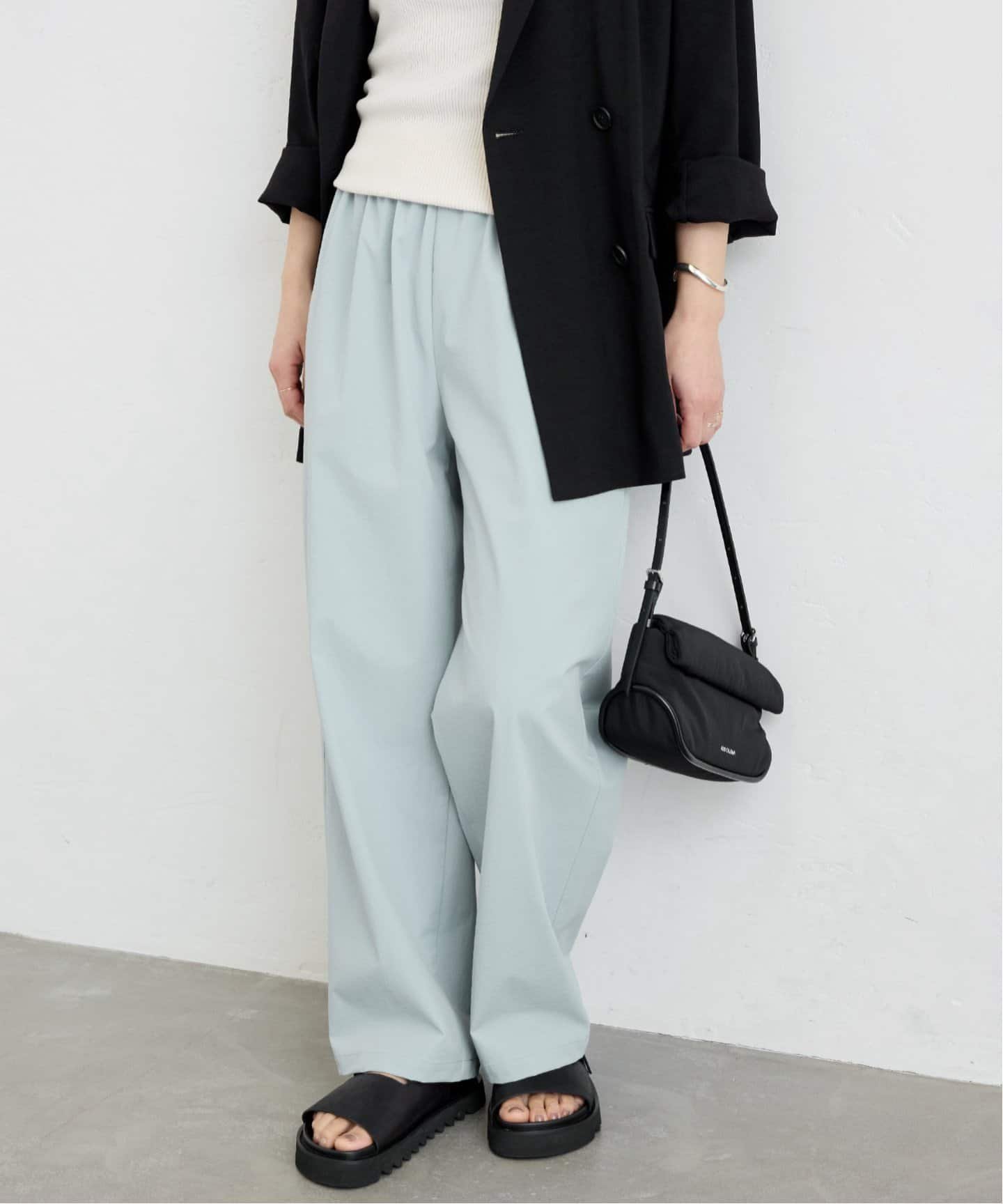 【ジャーナルスタンダード/JOURNAL STANDARD】の《追加3》【撥水/接触冷感/洗える/UVカット】リネンナイロンストレッチワイドパンツ インテリア・キッズ・メンズ・レディースファッション・服の通販 founy(ファニー) 　ファッション　Fashion　レディースファッション　WOMEN　パンツ　Pants　2025年　2025　2025春夏・S/S　Ss,Spring/Summer,2025　洗える　Washable　サックスブルー|ID: prp329100004527413 ipo3291000000032216793