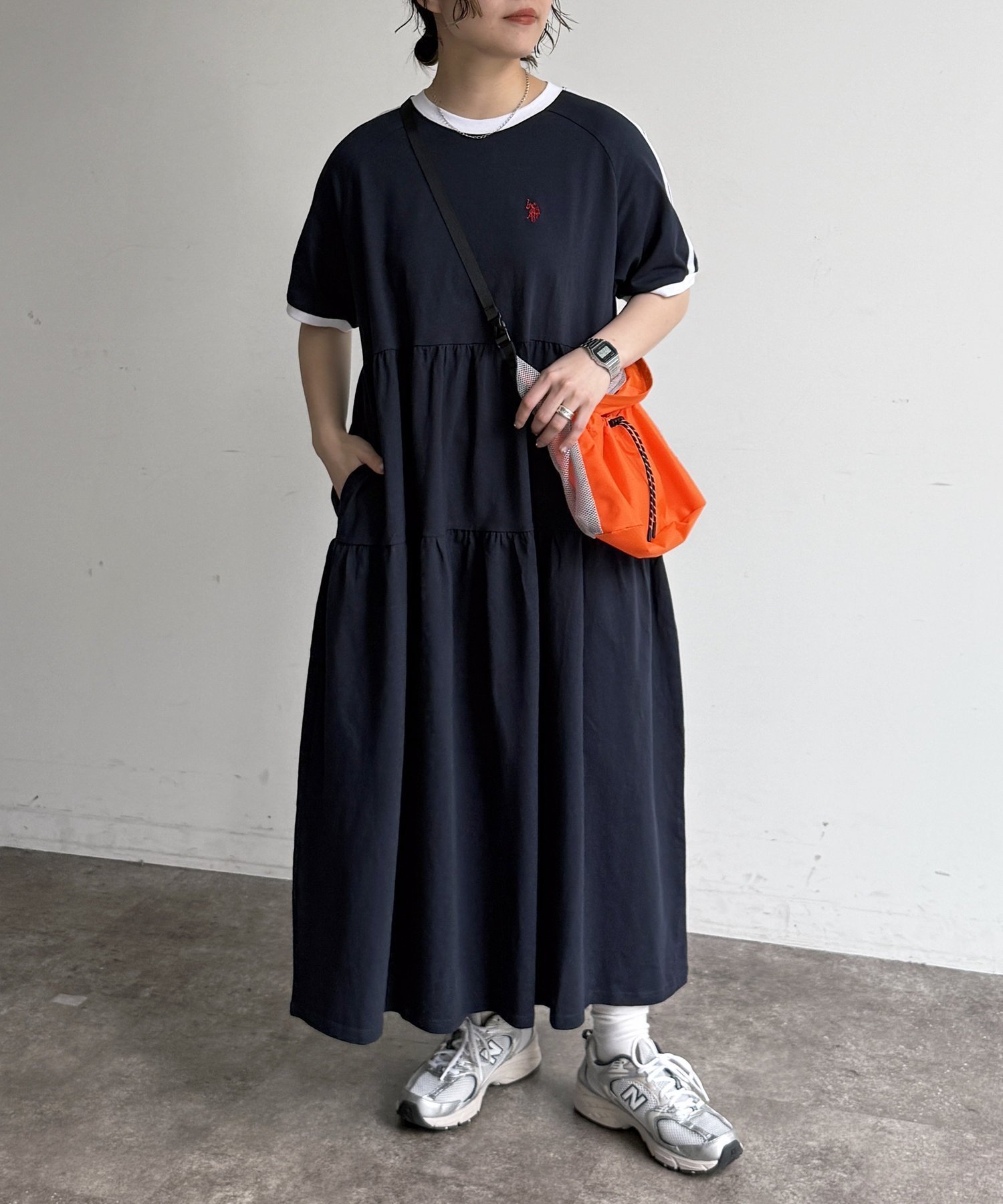 【シーピーシーエム/CPCM】の【U.S. POLO ASSN.】ティアードワンピース 人気、トレンドファッション・服の通販 founy(ファニー) 　ファッション　Fashion　レディースファッション　WOMEN　ワンピース　Dress　イタリア　Italy　腕時計　Watch　コレクション　Collection　スポーツ　Sports　ティアード　Tiered　ティアードワンピース　Tiered Dress　デニム　Denim　ポケット　Pocket　メンズ　Mens　リラックス　Relax　おすすめ　Recommend　 other-1|ID: prp329100004527416 ipo3291000000032016445
