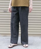 【アーバンリサーチ ドアーズ/URBAN RESEARCH DOORS】のFORK SPOON 綿麻デニムパンツ BLACK|ID: prp329100004527429 ipo3291000000032604429