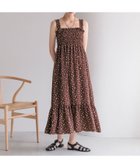 【ローリーズファーム/LOWRYS FARM】のシャーリングワンピース 人気、トレンドファッション・服の通販 founy(ファニー) ファッション Fashion レディースファッション Ladies' Fashion Online ワンピース Dress おすすめ Recommend インナー Inner シャーリング Shirring ジャケット Jacket トレンド Trend 無地 Plain Color thumbnail ブラウン花柄|ID: prp329100004527432 ipo3291000000032636174