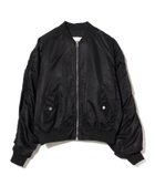 【ビームス ウイメン/BEAMS】のアーム ギャザー MA-1 ブルゾン 25SS 春 春アウター ミリタリー BLACK|ID: prp329100004527445 ipo3291000000032242458