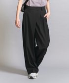 【ビューティ&ユース ユナイテッドアローズ/BEAUTY&YOUTH / UNITED ARROWS】のポプリン 2タック ラップパンツ -ウォッシャブル- BLACK|ID: prp329100004527447 ipo3291000000032382829