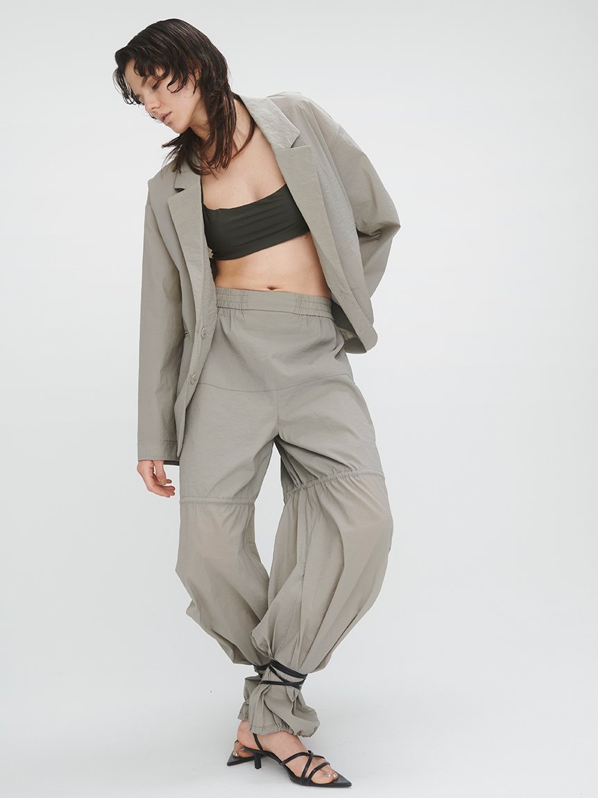 【スタイリング/styling】の【S/S(エスバイエス)】 ウォッシャブル・撥水 イージーパンツ インテリア・キッズ・メンズ・レディースファッション・服の通販 founy(ファニー) 　ファッション　Fashion　レディースファッション　WOMEN　パンツ　Pants　ギャザー　Gather　コレクション　Collection　シューズ　Shoes　ドローコード　Draw Cord　ドローストリング　Drawstring　フィット　Fit　ポケット　Pocket　ワイド　Wide　S/S・春夏　Ss・Spring/Summer　夏　Summer　LGRY[005]|ID: prp329100004527485 ipo3291000000032016721