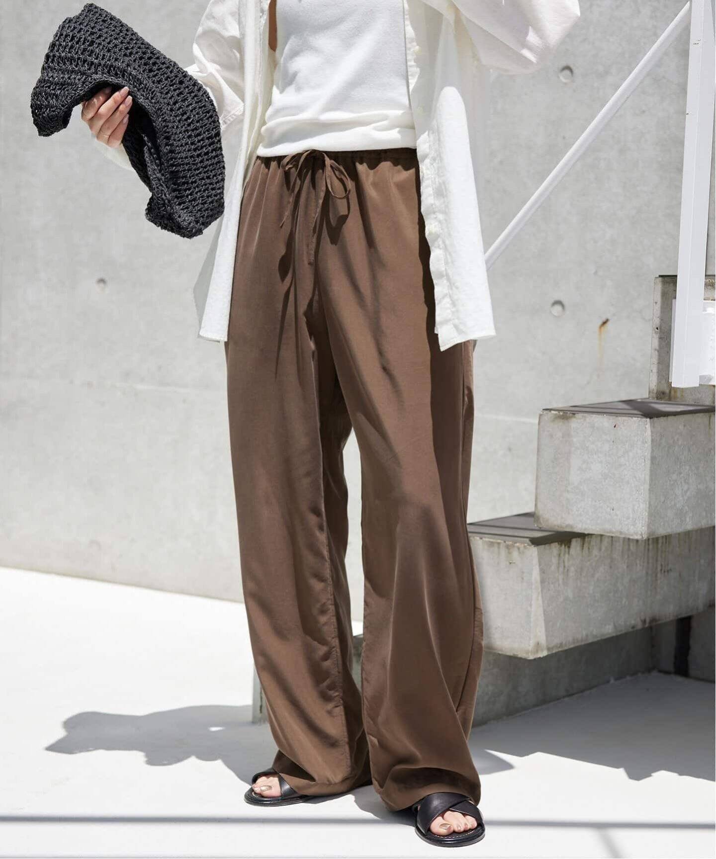 【スローブ イエナ/SLOBE IENA】の《追加》フィブリルリラックスパンツ 人気、トレンドファッション・服の通販 founy(ファニー) 　ファッション　Fashion　レディースファッション　WOMEN　パンツ　Pants　2025年　2025　2025春夏・S/S　Ss,Spring/Summer,2025　ポケット　Pocket　 other-1|ID: prp329100004527490 ipo3291000000032522469