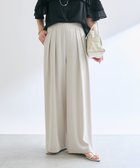 【リヴドロワ/RIVE DROITE】の【ウォッシャブル】タックワイドスラックス 人気、トレンドファッション・服の通販 founy(ファニー) ファッション Fashion レディースファッション Ladies' Fashion Online おすすめ Recommend ウォッシャブル Washable スラックス Slacks ビジネス 仕事 通勤 Business 秋 Autumn/Fall thumbnail グレージュ|ID: prp329100004527497 ipo3291000000032571429