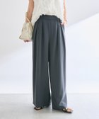 【リヴドロワ/RIVE DROITE】の【ウォッシャブル】タックワイドスラックス 人気、トレンドファッション・服の通販 founy(ファニー) ファッション Fashion レディースファッション Ladies' Fashion Online おすすめ Recommend ウォッシャブル Washable スラックス Slacks ビジネス 仕事 通勤 Business 秋 Autumn/Fall thumbnail チャコールグレー|ID: prp329100004527497 ipo3291000000032571439