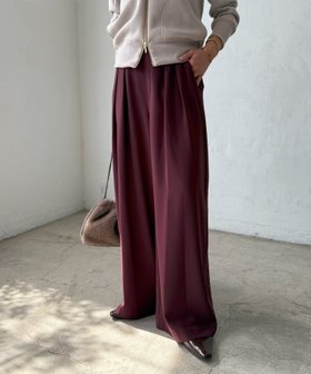 【リヴドロワ/RIVE DROITE】の【ウォッシャブル】タックワイドスラックス 人気、トレンドファッション・服の通販 founy(ファニー) ファッション Fashion レディースファッション Fashion for Women おすすめ Recommended / Our Picks ウォッシャブル Machine Washable スラックス Slacks, Dress Pants ビジネス 仕事 通勤 Business / Work / Commuting 秋 Autumn |ID:prp329100004527497
