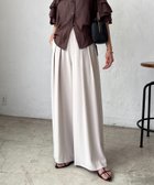 【リヴドロワ/RIVE DROITE】の【ウォッシャブル】タックワイドスラックス 人気、トレンドファッション・服の通販 founy(ファニー) ファッション Fashion レディースファッション Fashion for Women おすすめ Recommended / Our Picks ウォッシャブル Machine Washable スラックス Slacks, Dress Pants ビジネス 仕事 通勤 Business / Work / Commuting 秋 Autumn thumbnail グレージュ|ID: prp329100004527497 ipo3291000000033543842