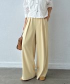 【リヴドロワ/RIVE DROITE】の【ウォッシャブル】タックワイドスラックス 人気、トレンドファッション・服の通販 founy(ファニー) ファッション Fashion レディースファッション Fashion for Women おすすめ Recommended / Our Picks ウォッシャブル Machine Washable スラックス Slacks, Dress Pants ビジネス 仕事 通勤 Business / Work / Commuting 秋 Autumn thumbnail イエロー|ID: prp329100004527497 ipo3291000000033543844