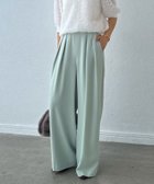 【リヴドロワ/RIVE DROITE】の【ウォッシャブル】タックワイドスラックス 人気、トレンドファッション・服の通販 founy(ファニー) ファッション Fashion レディースファッション Fashion for Women おすすめ Recommended / Our Picks ウォッシャブル Machine Washable スラックス Slacks, Dress Pants ビジネス 仕事 通勤 Business / Work / Commuting 秋 Autumn thumbnail ミント|ID: prp329100004527497 ipo3291000000033543846