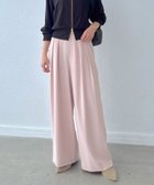 【リヴドロワ/RIVE DROITE】の【ウォッシャブル】タックワイドスラックス 人気、トレンドファッション・服の通販 founy(ファニー) ファッション Fashion レディースファッション Fashion for Women おすすめ Recommended / Our Picks ウォッシャブル Machine Washable スラックス Slacks, Dress Pants ビジネス 仕事 通勤 Business / Work / Commuting 秋 Autumn thumbnail ピンク|ID: prp329100004527497 ipo3291000000033543849