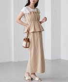 【ラナン/Ranan】のRanan/Wストラップドッキングワンピース オフ/ベージュ|ID: prp329100004527508 ipo3291000000032518611