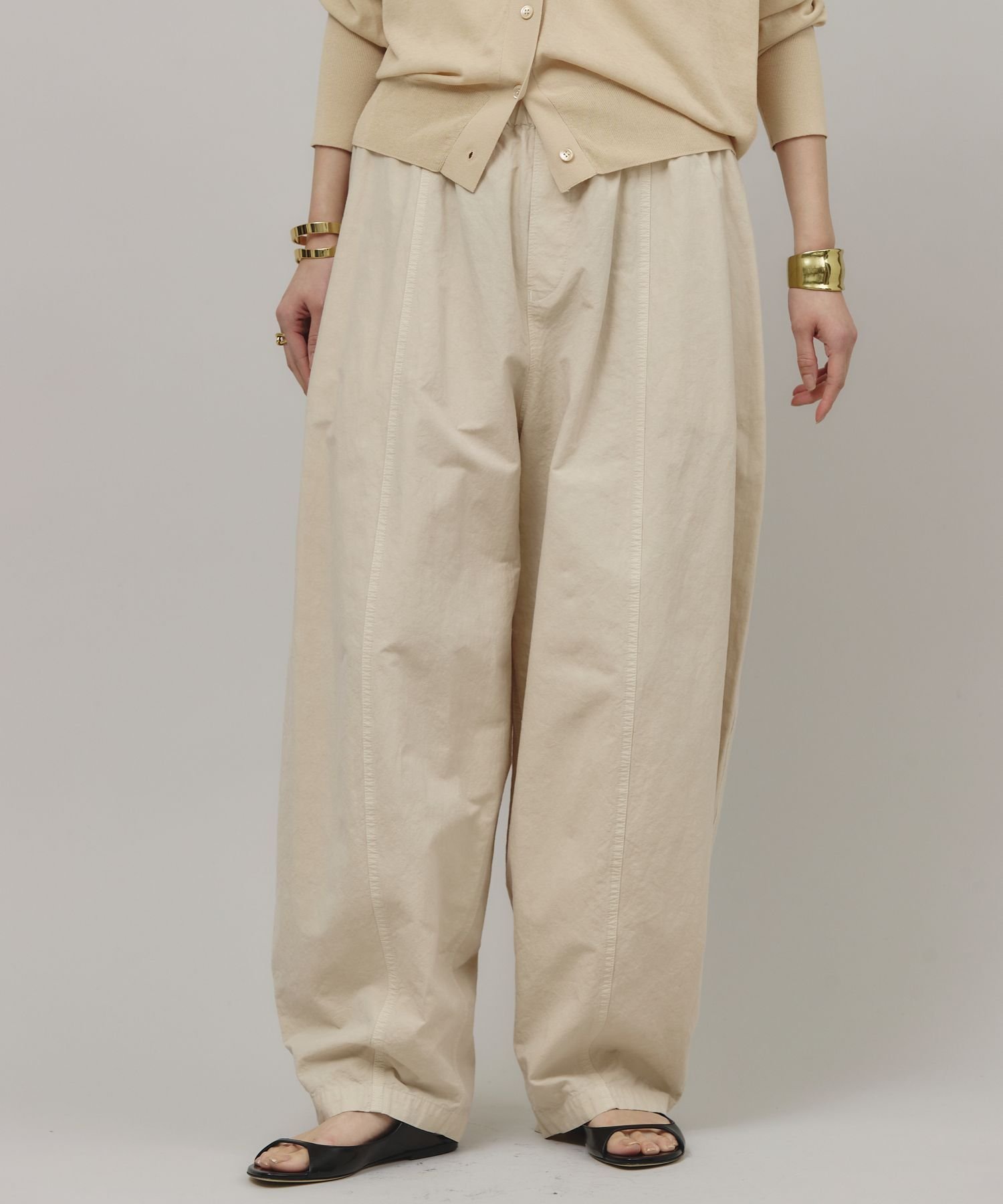 【カレンソロジー/Curensology】のコットンリネンドロストパンツ 人気、トレンドファッション・服の通販 founy(ファニー) 　ファッション　Fashion　レディースファッション　WOMEN　パンツ　Pants　エレガント 上品　Elegant　バランス　Balance　フィット　Fit　ミリタリー　Military　リネン　Linen　ワイド　Wide　 other-1|ID: prp329100004527511 ipo3291000000032016829