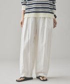 【カレンソロジー/Curensology】のコットンリネンドロストパンツ ホワイト02|ID: prp329100004527511 ipo3291000000032016831