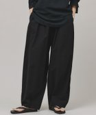 【カレンソロジー/Curensology】のコットンリネンドロストパンツ ブラック09|ID: prp329100004527511 ipo3291000000032016832