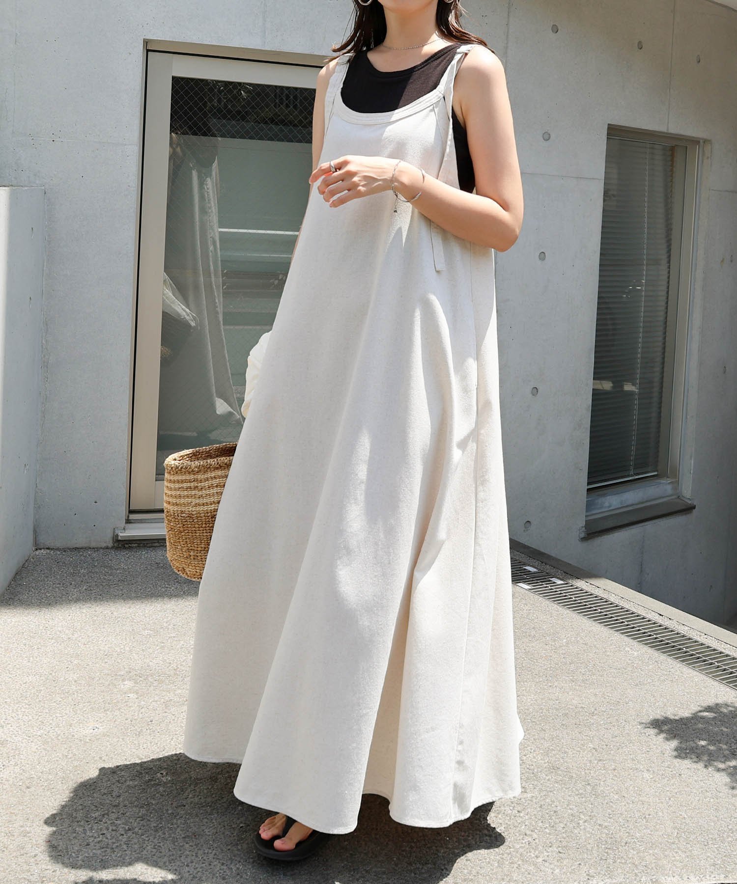 【その他のブランド/Other】のリネン混 アメスリ フレア ワンピース 人気、トレンドファッション・服の通販 founy(ファニー) 　ファッション　Fashion　レディースファッション　Fashion for Women　ワンピース　Dresses　おすすめ　Recommended / Our Picks　アメリカン　American Style　スリーブ　Sleeve, Long Sleeve / Short Sleeve　トレンド　Trend, Trending Now　フレア　Flare, Flared　ポケット　Pocket, Pocket Detail　リネン　Linen, Linen Fabric　 other-1|ID: prp329100004527515 ipo3291000000032317563
