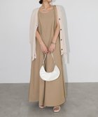 【アンドミー/andme】のリネン混 アメスリ フレア ワンピース グレージュ|ID: prp329100004527515 ipo3291000000033567545