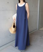 【アンドミー/andme】のリネン混 アメスリ フレア ワンピース ネイビー|ID: prp329100004527515 ipo3291000000033567551