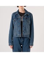 【リーバイス/Levis】のORIGINAL トラッカージャケット SOFT AS BUTTER DARK 人気、トレンドファッション・服の通販 founy(ファニー) ファッション Fashion レディースファッション WOMEN アウター Coat Outerwear ジャケット Jackets ジャケット Jacket デニム Denim トレンド Trend 定番 Standard thumbnail Medium Indigo - Worn In|ID: prp329100004527518 ipo3291000000032016857