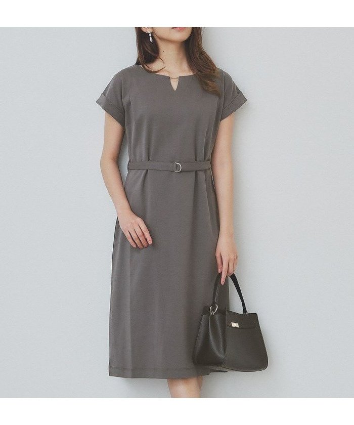 【インデックス/INDEX】の《5色展開/XS-3Lサイズ》Iラインシルエットワンピース【UV/接触冷感/洗濯機洗い可】 インテリア・キッズ・メンズ・レディースファッション・服の通販 founy(ファニー) https://founy.com/ ファッション Fashion レディースファッション WOMEN ワンピース Dress スマート Smart センター Center ポケット Pocket |ID: prp329100004527540 ipo3291000000032300508