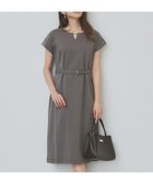 【インデックス/INDEX】の《5色展開/XS-3Lサイズ》Iラインシルエットワンピース【UV/接触冷感/洗濯機洗い可】 チャコールグレー|ID: prp329100004527540 ipo3291000000032300509