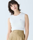 【ラコステ/LACOSTE】のUVカット クールマックスリブニットタンクトップ ホワイト|ID: prp329100004527541 ipo3291000000032674379