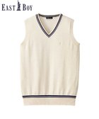 【イーストボーイ/EASTBOY】のベスト COOLMAX 12G ライン入り スクール 制服 通学 中学 高校 人気、トレンドファッション・服の通販 founy(ファニー) ファッション Fashion レディースファッション WOMEN アウター Coat Outerwear トップス・カットソー Tops/Tshirt ベスト/ジレ Gilets/Vests インナー Inner シルバー Silver バランス Balance ベスト Vest ポケット Pocket リボン Ribbon おすすめ Recommend thumbnail オートミール|ID: prp329100004527550 ipo3291000000032067848