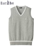 【イーストボーイ/EASTBOY】のベスト COOLMAX 12G ライン入り スクール 制服 通学 中学 高校 人気、トレンドファッション・服の通販 founy(ファニー) ファッション Fashion レディースファッション WOMEN アウター Coat Outerwear トップス・カットソー Tops/Tshirt ベスト/ジレ Gilets/Vests インナー Inner シルバー Silver バランス Balance ベスト Vest ポケット Pocket リボン Ribbon おすすめ Recommend thumbnail ライトグレー|ID: prp329100004527550 ipo3291000000032067855