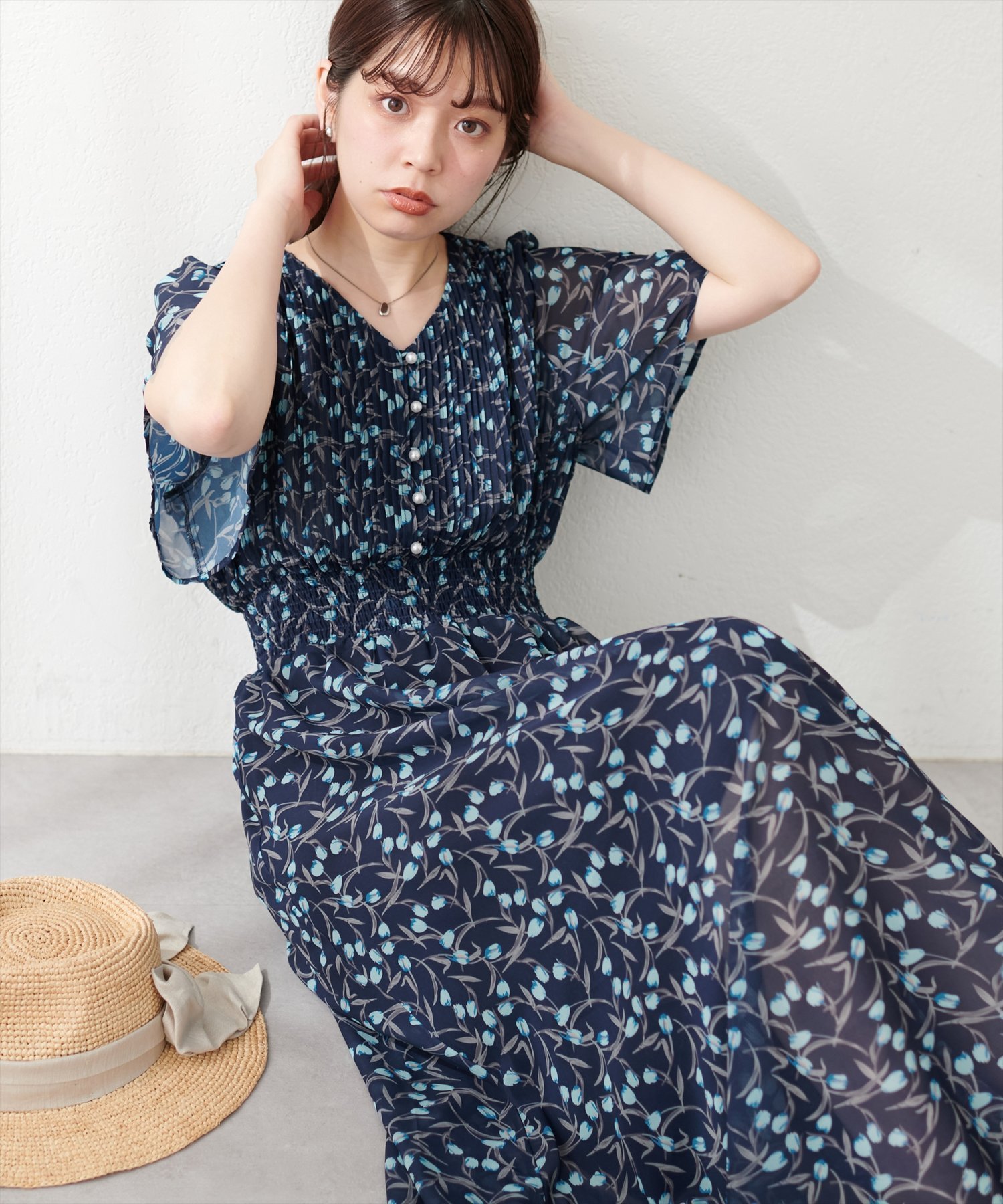 【ナチュラルクチュール/natural couture】のフレアスリーブお上品ワンピース 人気、トレンドファッション・服の通販 founy(ファニー) 　ファッション　Fashion　レディースファッション　WOMEN　ワンピース　Dress　アクセサリー　Accessories　インナー　Inner　今季　This Season　サンダル　Sandals　シューズ　Shoes　ジャケット　Jacket　スリーブ　Sleeve　トレンド　Trend　フラット　Flat　フレア　Flare　ミュール　Mule　レース　Race　ロング　Long　2024年　2024　2024春夏・S/S　Ss,Spring/Summer,2024　エレガント 上品　Elegant　 other-1|ID: prp329100004527553 ipo3291000000032016992