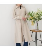 【ジャイロ/JAYRO】のウエスト切替ジップアップロングコート ベージュ(27)|ID: prp329100004527554 ipo3291000000032016999