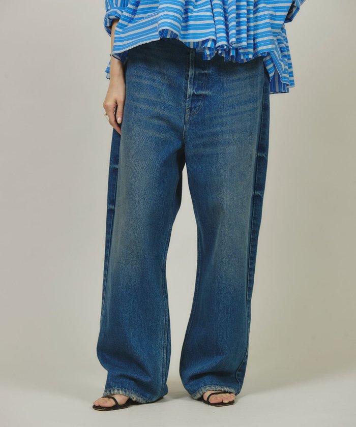 【カレンソロジー/Curensology】のRC ワイドルーズデニムパンツ インテリア・キッズ・メンズ・レディースファッション・服の通販 founy(ファニー) https://founy.com/ ファッション Fashion レディースファッション WOMEN パンツ Pants デニムパンツ Denim Pants エレガント 上品 Elegant ヴィンテージ Vintage キャラクター Character チュニック Tunic デニム Denim バランス Balance ミリタリー Military ルーズ Loose ワーク Work |ID: prp329100004527568 ipo3291000000032017062