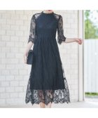 【ドレス/DRESS+】のレーススタンドカラーワンピースドレスパーティードレス ブラック|ID: prp329100004527576 ipo3291000000032017113