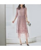 【ドレス/DRESS+】のレーススタンドカラーワンピースドレスパーティードレス ラベンダー|ID: prp329100004527576 ipo3291000000033038020