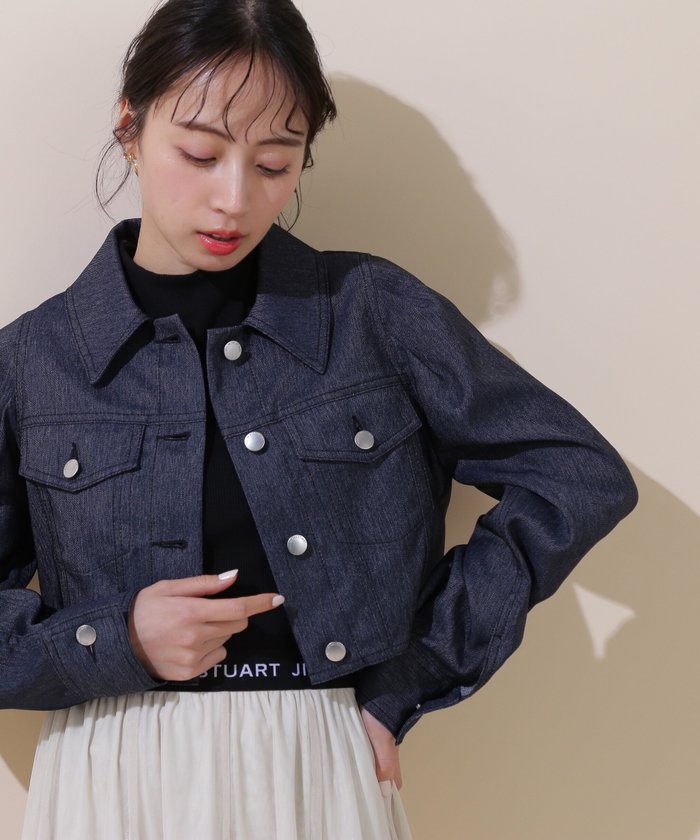 【その他のブランド/Other】のデニムライクGジャン インテリア・キッズ・メンズ・レディースファッション・服の通販 founy(ファニー) https://founy.com/ ファッション Fashion レディースファッション WOMEN アウター Coat Outerwear コンパクト Compact ショルダー Shoulder ジャケット Jacket デニム Denim バランス Balance |ID: prp329100004527600 ipo3291000000032017198